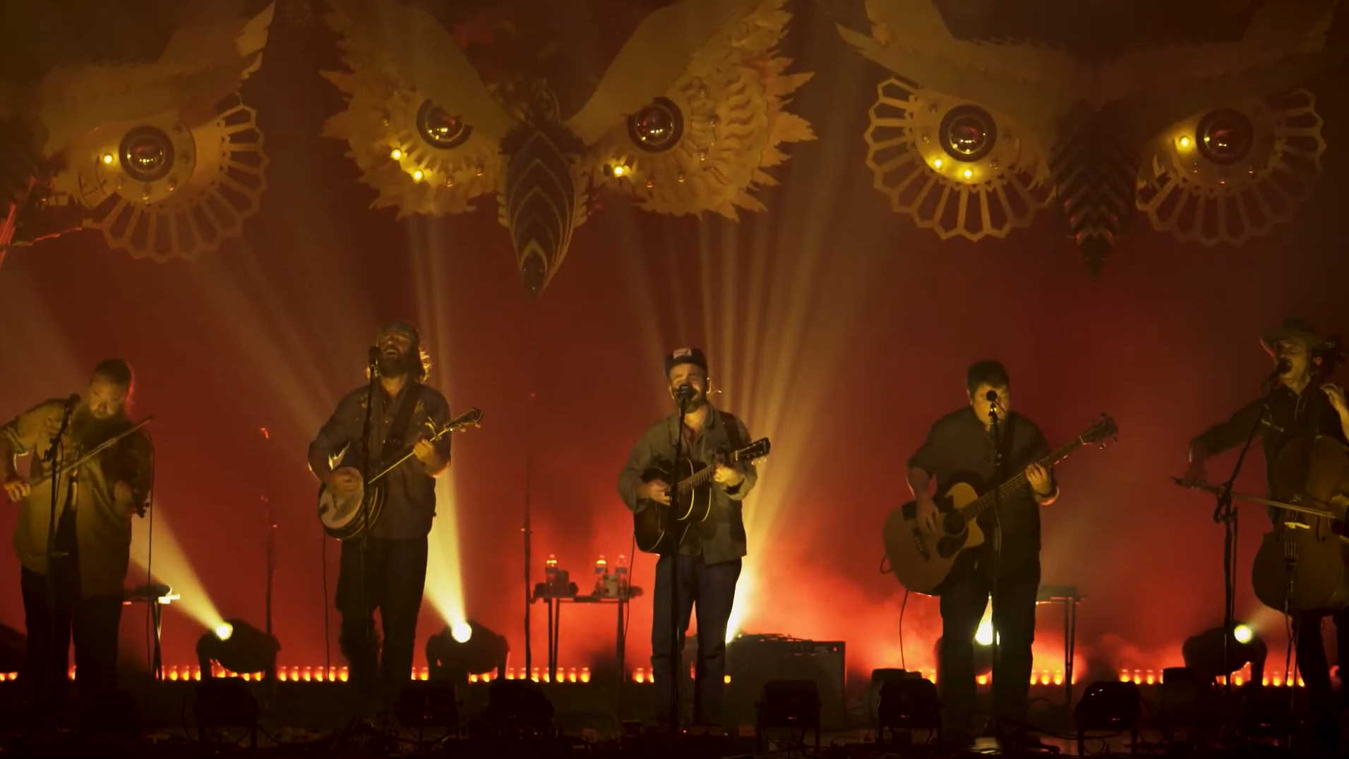 Trampled by Turtles on stage
